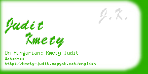 judit kmety business card